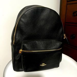 Black Like New Coach Backpack